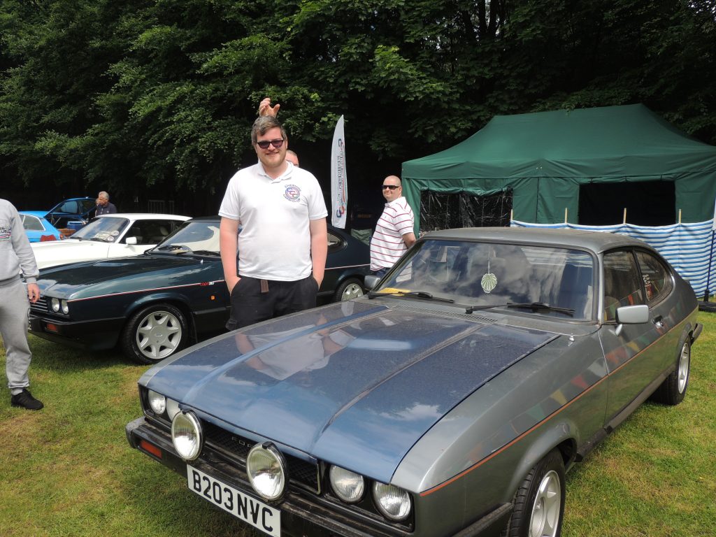 Alex Next to his 1.6 Laser at Tatton